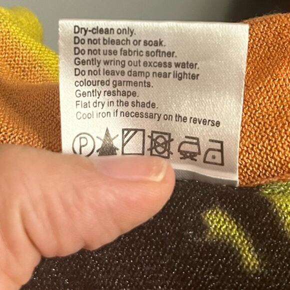 Anthropologie Adore Colorful Sleeveless Cardigan Shrug Shall sz. L - Picture 6 of 6